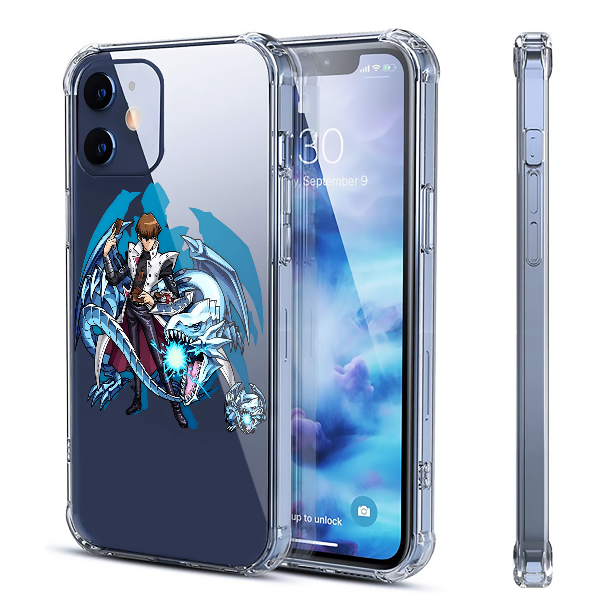 （画像用） 遊☆戯☆王 Yu-Gi-Oh! 【iPhone 12シリーズ対応】透明スマホケース（クリアソフトケース）